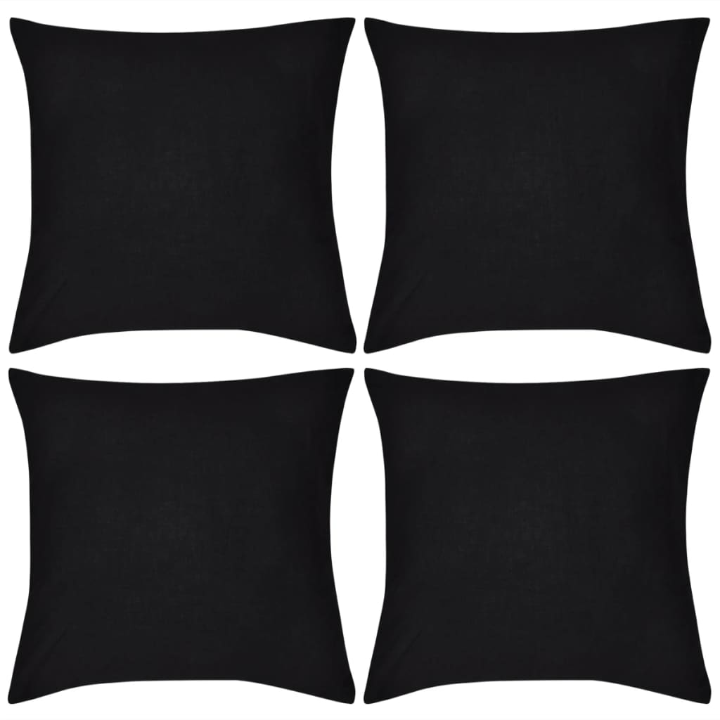vidaXL Housses de coussin 4...