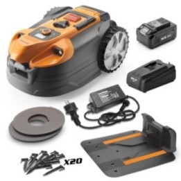 Robot tondeuse autonome 24V sans fil périmétrique avec station de charge - Max 800mÂ²