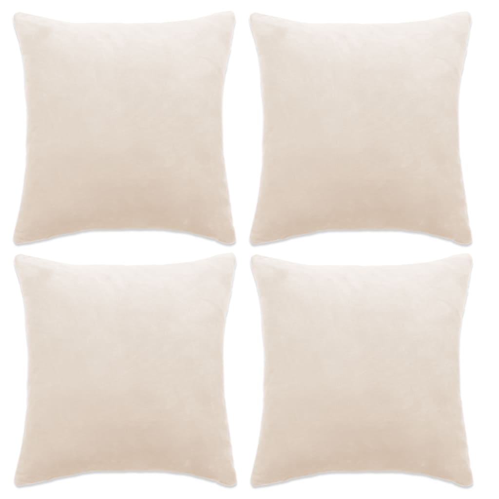 vidaXL Housses de coussin 4...