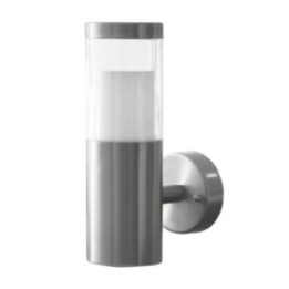 Applique murale extérieure Inox LED 7W + Bluetooth - Lumiére blanc froid 6000K - IP44
