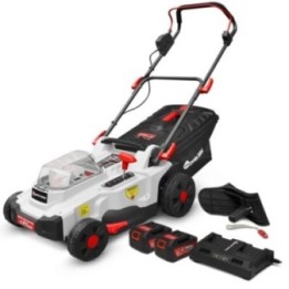 Tondeuse rechargeable 40V (2x20V) 37cm - Batteries et chargeur fournis - Elem Garden